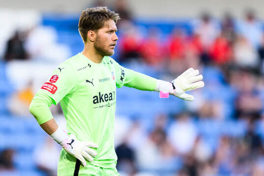 Helsingborgs målvakt Kalle Joelsson