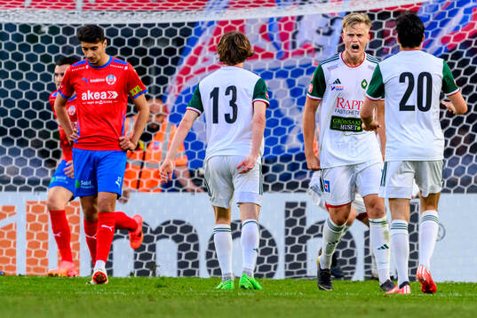 Helsingborgs Amar Muhsin deppar och Skövde AIKs Edvin
