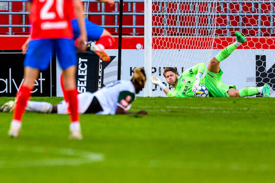 Helsingborgs målvakt Kalle Joelsson