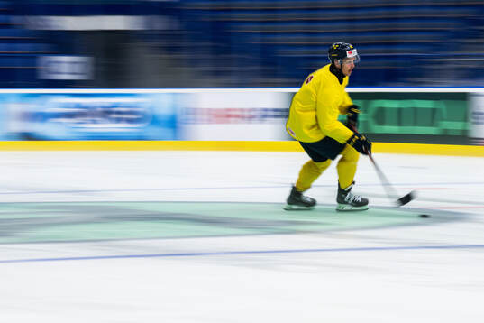 Max Friberg of Sweden at a practice session
