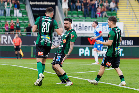 Varbergs Diego Montiel jublar