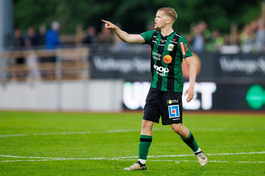 Varbergs Leo Frigell Jansson jublar