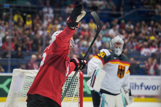 Christoph Bertschy of Switzerland celebrates
