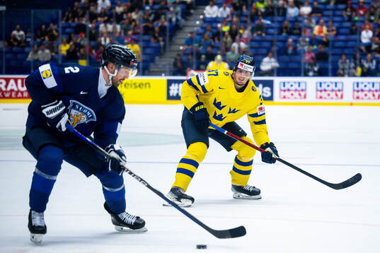 Rasmus Rissanen of Finland and Isac Lundeström of Sweden