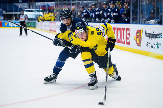 Arttu Hyry of Finland and Fabian Zetterlund of Sweden