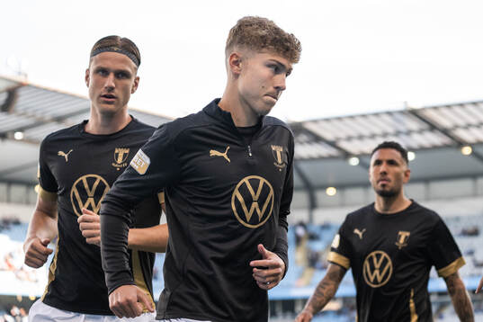 Malmö FFs Erik Botheim och Hugo Bolin
