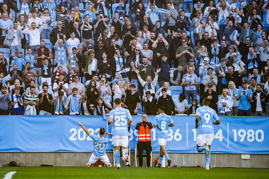 Malmö FFs Erik Botheim jublar