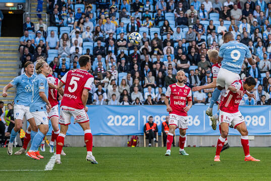 Malmö FFs Isaac Kiese Thelin gör 3-0