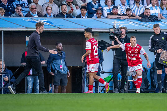 Kalmars tränare Henrik Jensen, Arash Motaraghebjafarpour
