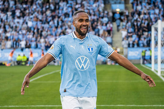 Malmö FFs Isaac Kiese Thelin jublar