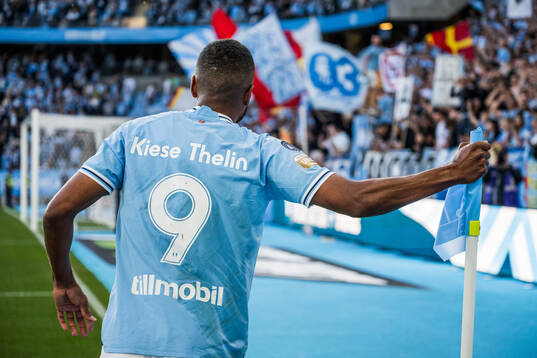 Malmö FFs Isaac Kiese Thelin jublar