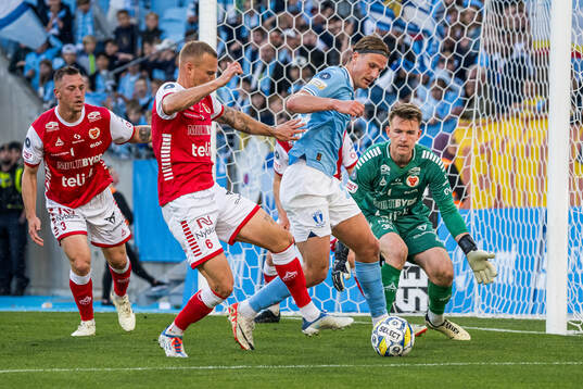 Kalmars Rasmus Sjöstedt, Malmö FFs Erik Botheim och