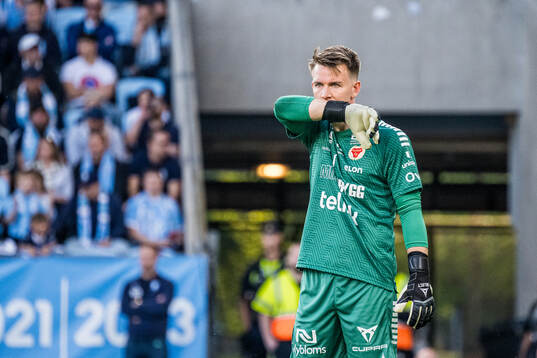 Kalmars målvakt Jakob Kindberg deppar