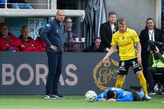 Halmstads tränare Magnus Haglund