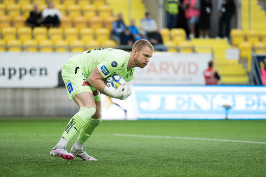 Halmstads målvakt Tim Erlandsson