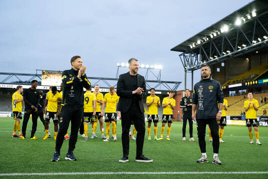 Elfsborgs manager Jimmy Thelin, assisterande tränare Emir