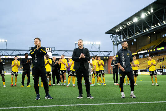 Elfsborgs manager Jimmy Thelin, assisterande tränare Emir