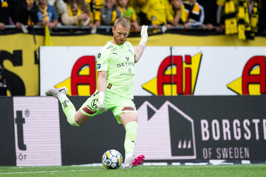 Halmstads målvakt Tim Erlandsson