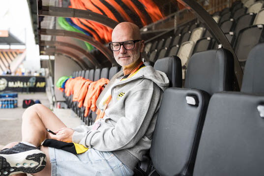 Mjällbys ordförande Magnus Emeus