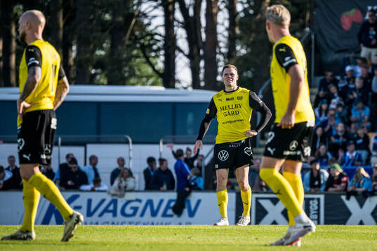 Mjällbys Jacob Bergström deppar