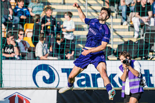 Djurgårdens Deniz Hummet  jublar