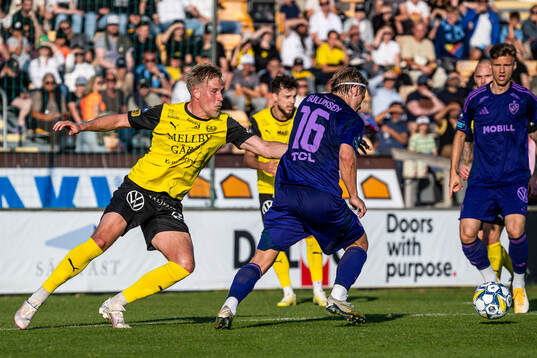 Mjällbys Herman Johansson och Djurgårdens Tobias Gulliksen