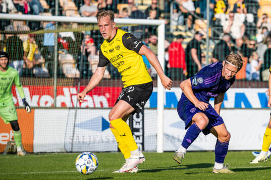 Mjällbys Herman Johansson och Djurgårdens Tobias Gulliksen