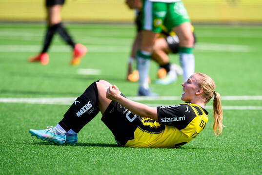Häckens Johanna Fossdalsá Sørensen jublar