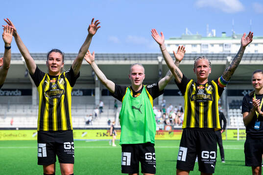 Häckens Anna Csiki, Anna Sandberg och Filippa Curmark