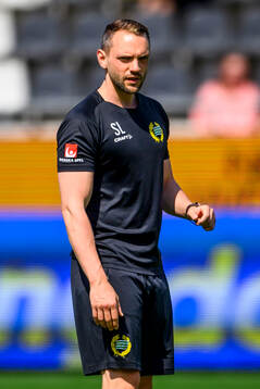 Hammarbys fystränare Sebastian Larsson