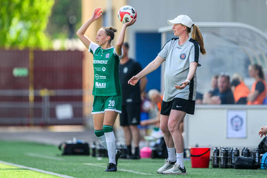 Eskilstuna Uniteds tränare Vaila Barsley