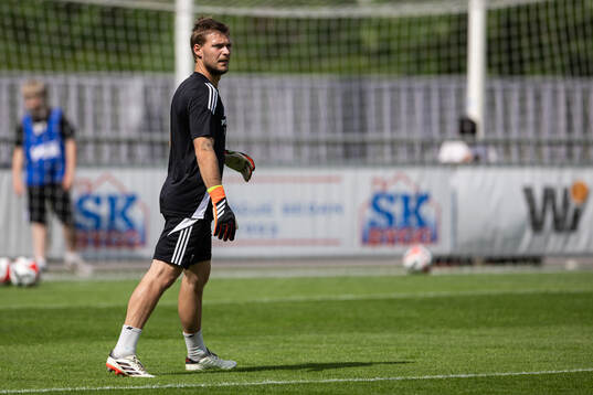 Falkenbergs målvakt Anton Andersson