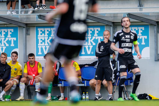 Falkenbergs tränare Christoffer Andersson