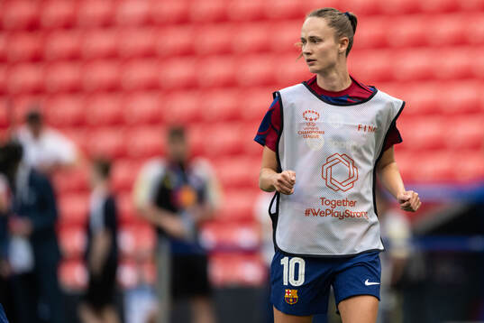 Caroline Graham Hansen of Barcelona
