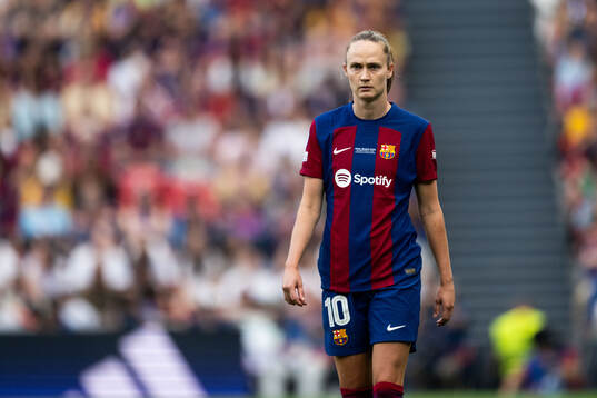 Caroline Graham Hansen of Barcelona