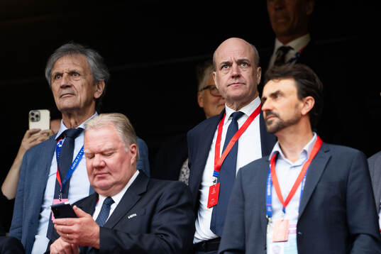 Fredrik Reinfeldt, president of the Swedish Football