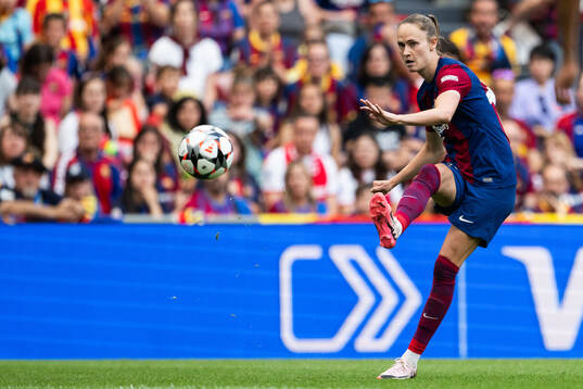 Caroline Graham Hansen of Barcelona