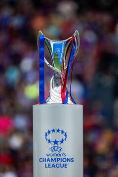 The Champions League trophy