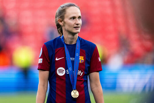 Caroline Graham Hansen of Barcelona