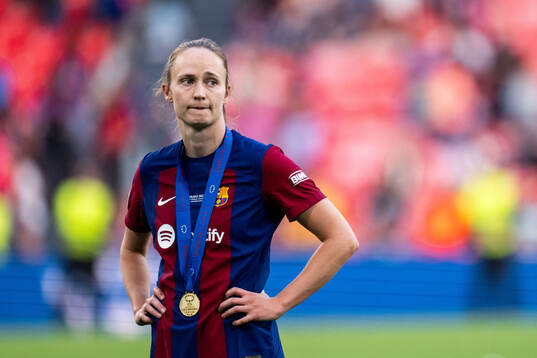 Caroline Graham Hansen of Barcelona