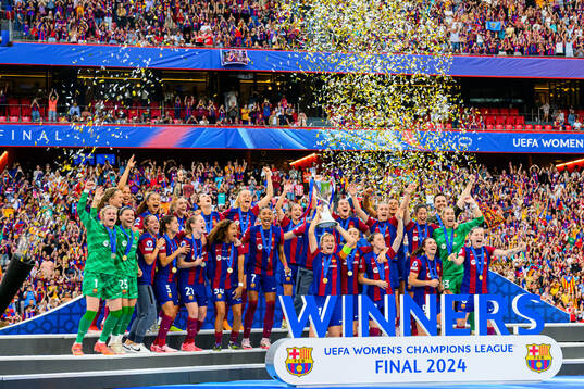 during the UEFA Women's Champions League final between