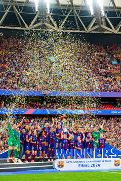during the UEFA Women's Champions League final between