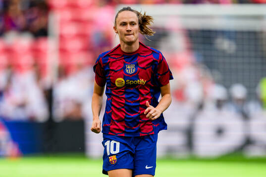 Caroline Graham Hansen of Barcelona