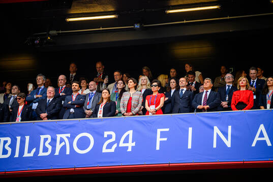 Karl-Erik Nilsson, vice president of UEFA and Fredrik