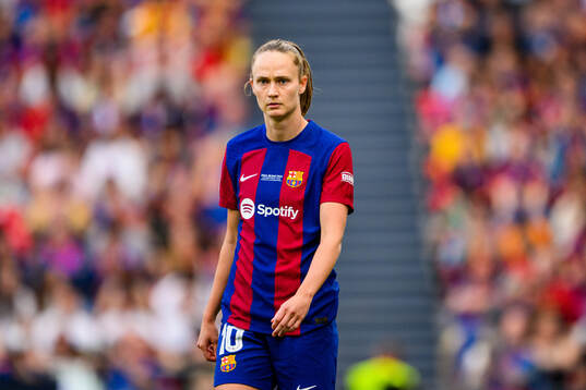 Caroline Graham Hansen of Barcelona