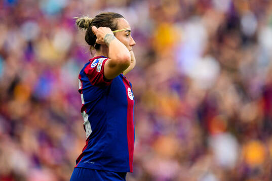 Lucy Bronze of Barcelona