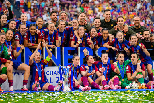 during the UEFA Women's Champions League final between