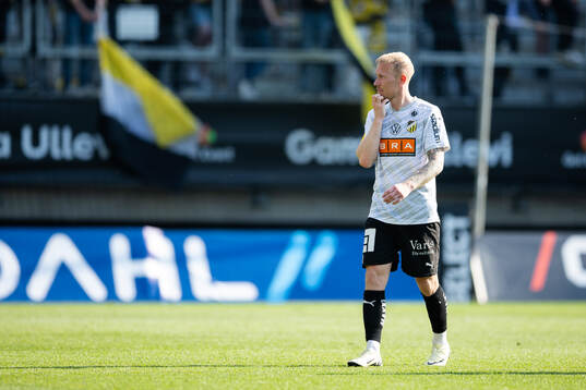Häckens Mikkel Rygaard Jensen deppar