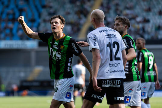 GAIS Axel Henriksson jublar