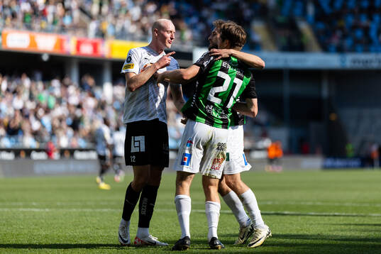 Häckens Valgeir Lunddal reagerar på GAIS Axel Henriksson